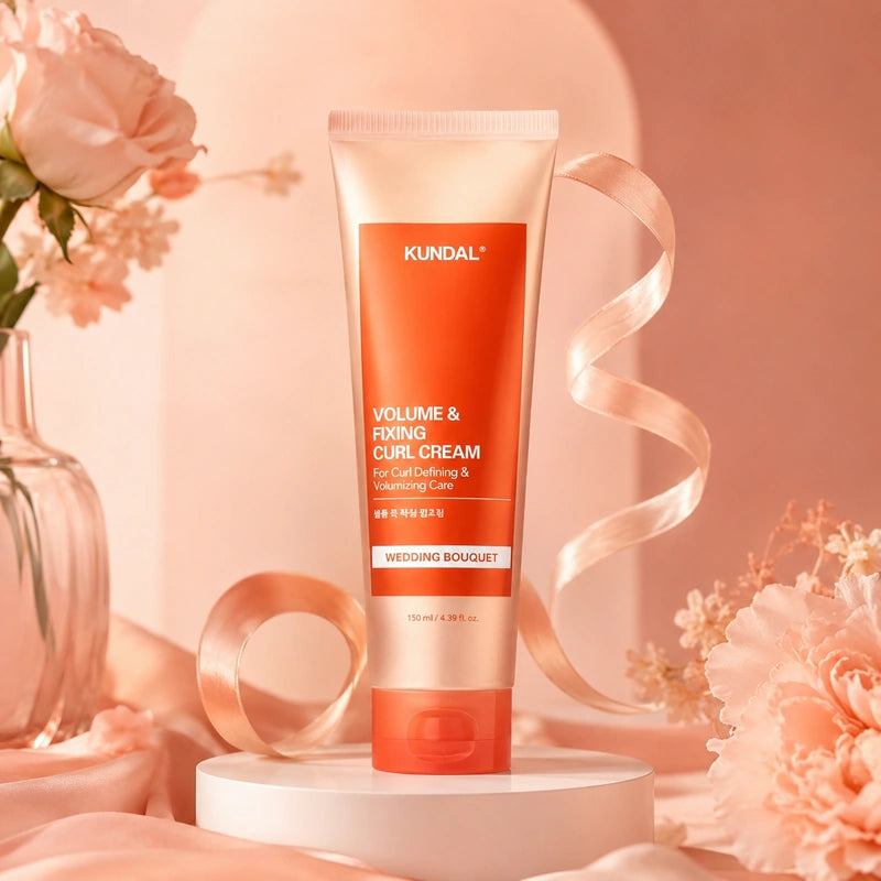 KUNDAL Volume & Fixing Curl Cream Wedding Bouquet 150ml | كريم تحديد وتمويج الشعر الكيرلي