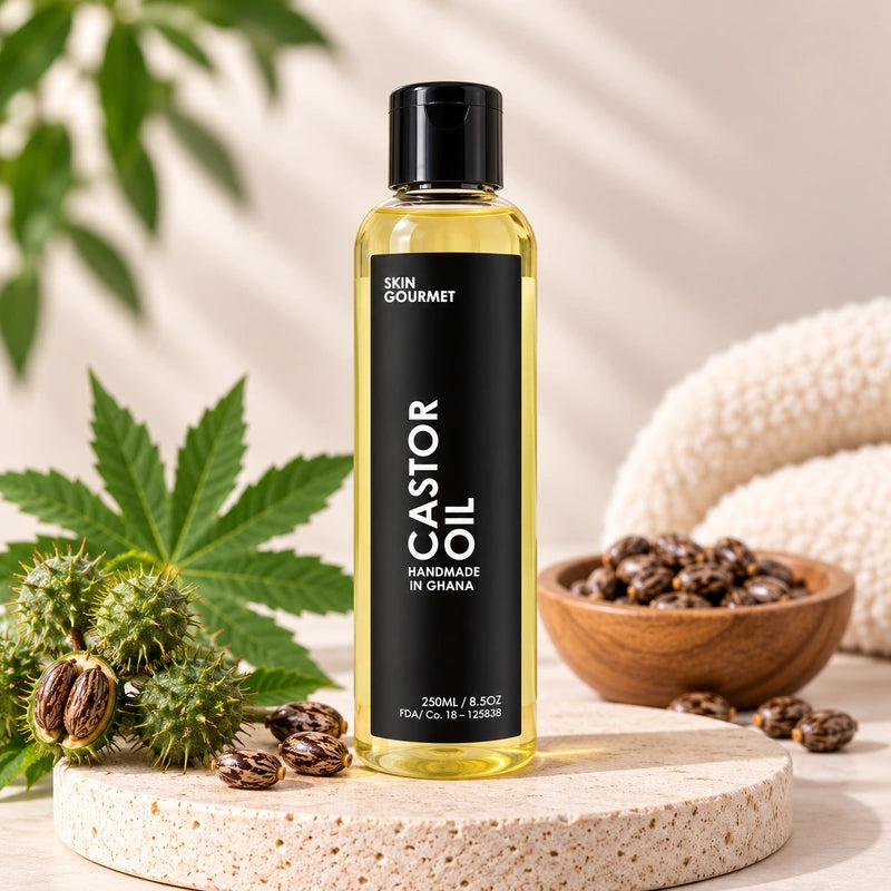 Skin Gourmet Castor Oil – Natural Hair, Scalp & Body Oil 250ml