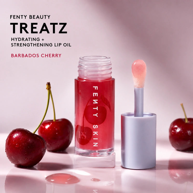 Fenty Beauty Treatz Hydrating + Strengthening Lip Oil – Barbados Cherry | ليب أويل مرطب ومقوّي للشفايف