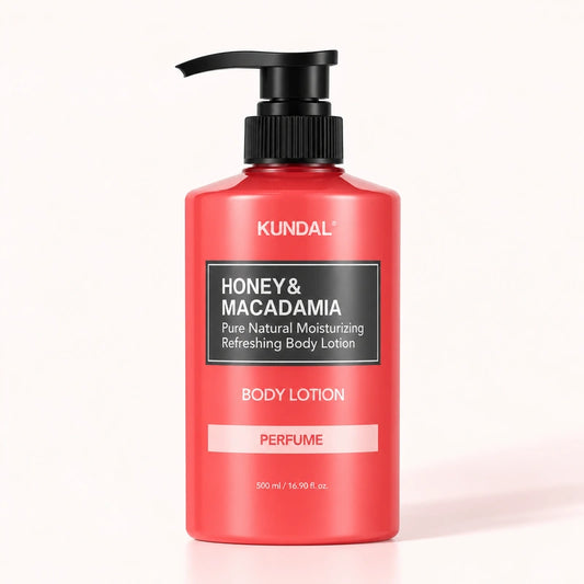KUNDAL HONEY & MACADAMIA BODY LOTION 500ML [4 SCENTS]