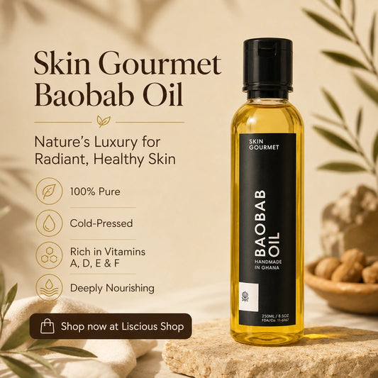Skin Gourmet Baobab Oil | 100% Pure Cold-Pressed Baobab Oil – زيت باوباب نقي لترطيب البشرة وتجديدها