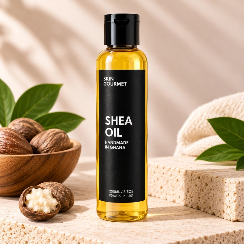Skin Gourmet Shea Oil 250ml – Natural Hair, Skin & Body Oil