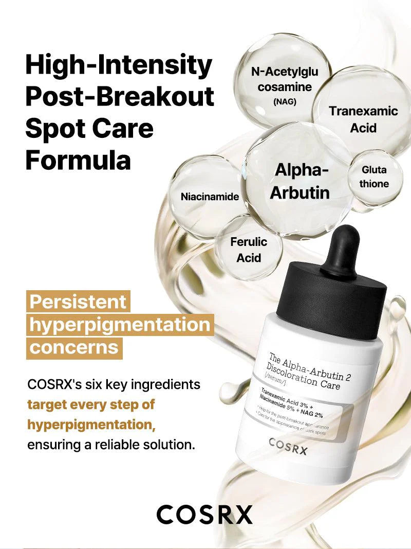 The Alpha-Arbutin 2% Discoloration Care Serum